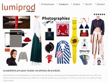 Tablet Screenshot of lumiprod.com